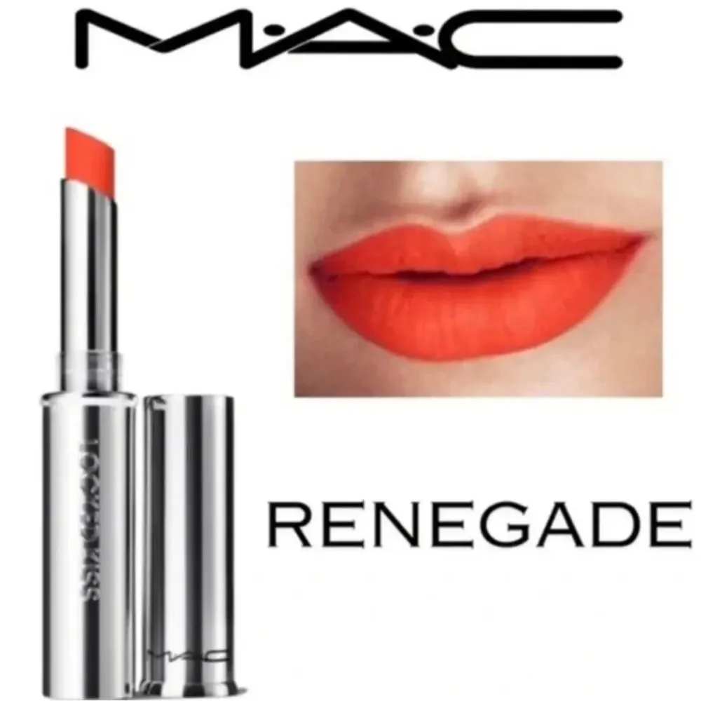 MAC Locked Kiss 24HR Lipstick in‎ Renegade NIB